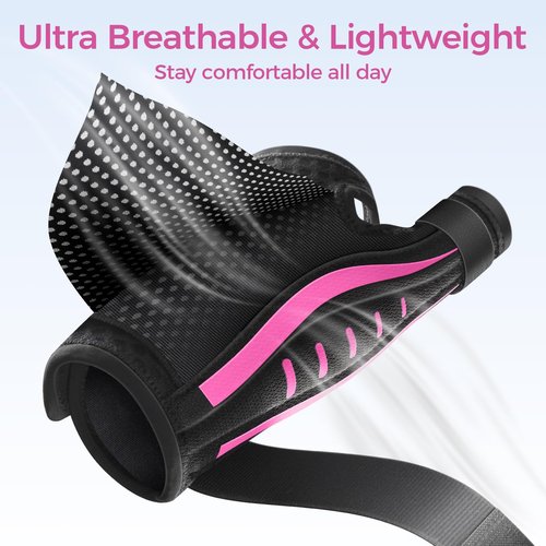 FULDAY Thumb Brace Right/Left Hand, Thumb Spica Splint Hand Brace for Arthritis Pain and Support, Ergonomical Thumb Stabilizer for Trigger Thumb, CMC, De Quervains Tenosynovitis Pain Relief(S/M Pink)