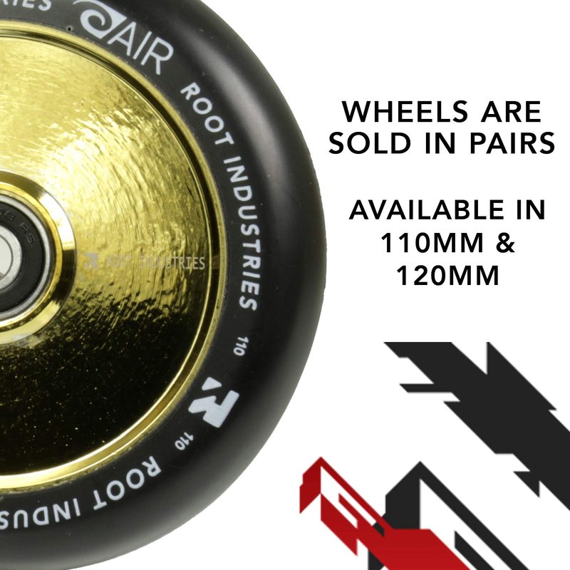 AIR Wheels 110mm - Black/Gold