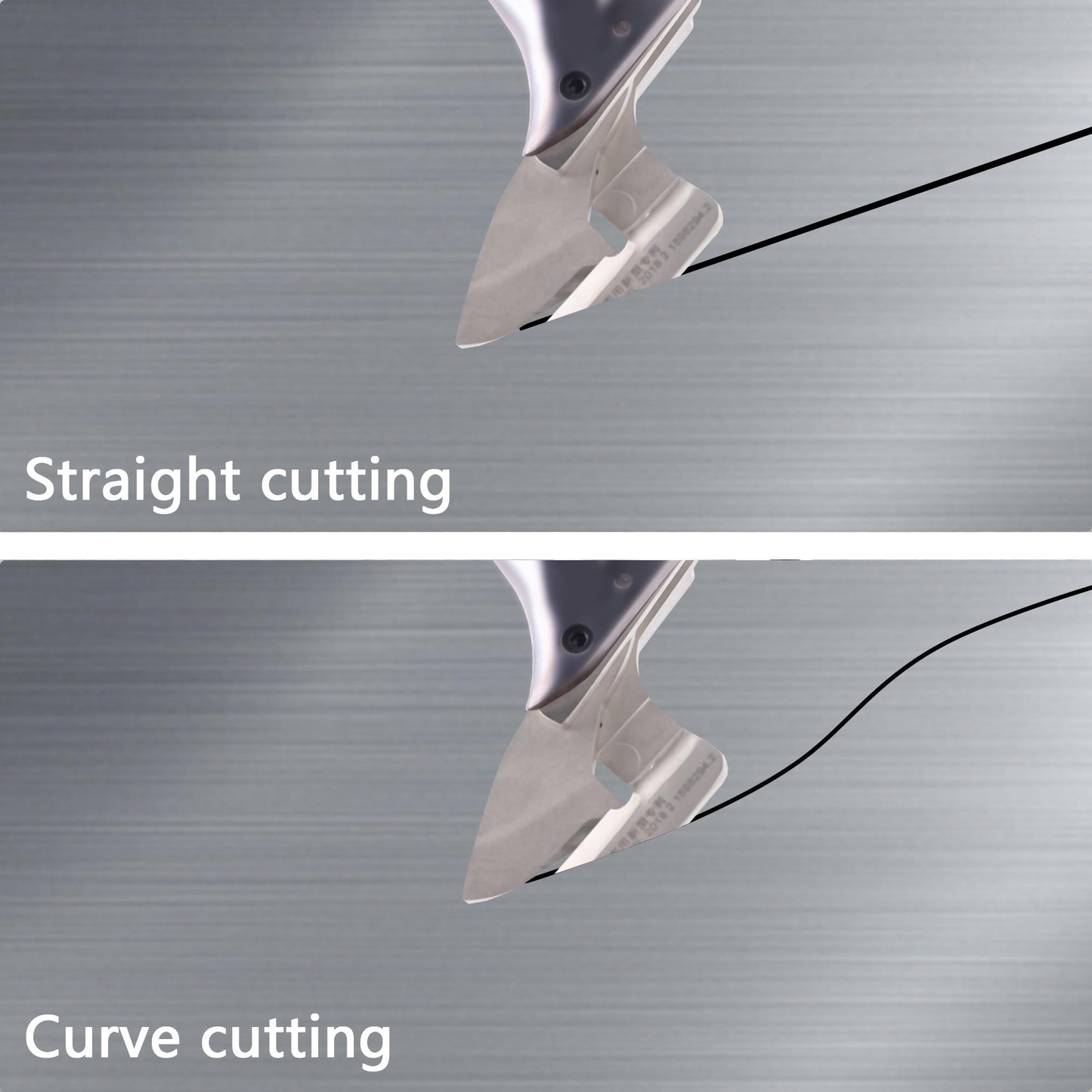 Cordless Electric Metal Shear with 360° Swivel Head – Rechargeable Sheet Metal Cutter Scissors for Steel & Aluminum, Includes 2×1500mAh Batteries & Charger – Blue