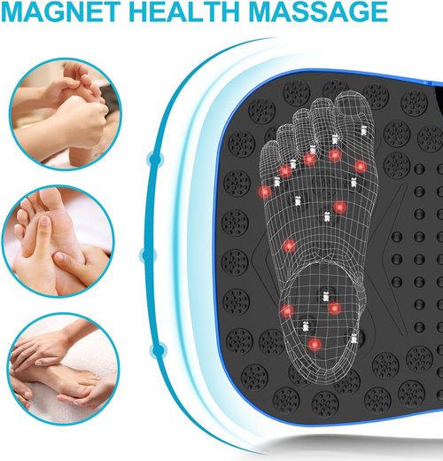 AXV Vibration Plate - Full Body Shaker Machine for Lymphatic Drainage | Weight Loss & Fitness Gym Pad