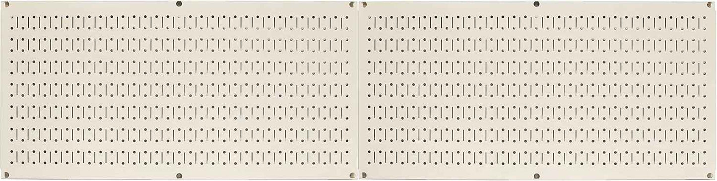 Galvanized Steel Pegboard Rack - 2 Pack 32” x 16” Metallic Tool Storage Panels