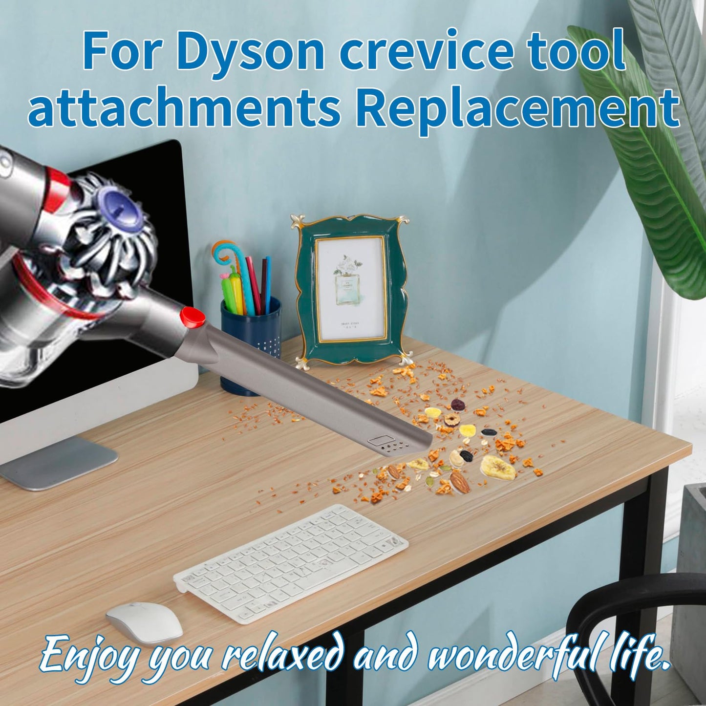 For Dyson Crevice Tool Replacement, Crevice Tool Vacuum Attachments Compatible for Dyson Gen5 G5 V7 V8 V10 V11 V15 Outsize Vacuum Cleaner Accessories. Replacement Parts for Dyson Vacuum Attachments