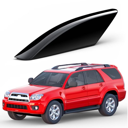 Car Roof Rack End Caps Compatible with Toyota 4Runner 4WD N210 2003 2004 2005 2006 2007 2008 2009 Roof Rail End Cap Shell Protection Roof Rack Accessories
