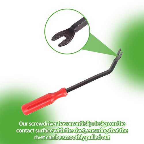 10L0L Golf Cart Universal Plastic Rivet for Yamaha EZGO Club Car Golf Cart with Clip-on Screw Driver OEM 1010434, (50 PCS)