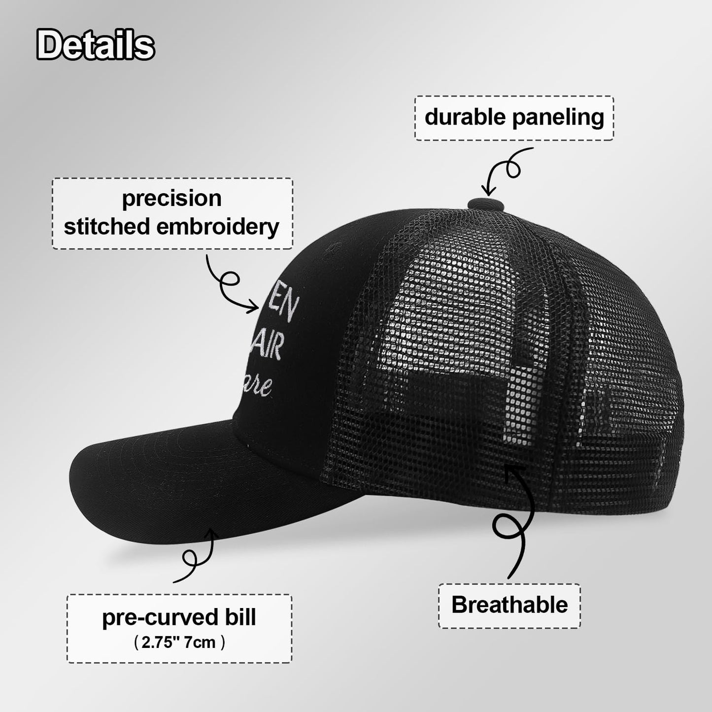 Happy Dad Hat for Men Adjustable Trucker Hat Mens Birthday for Daddy Papa from Daughter Son