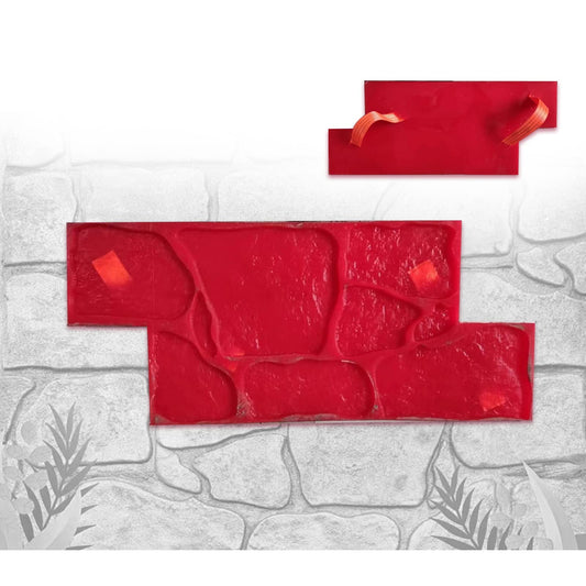 Concrete Stamps Realistic Concrete Texture Mat Concrete Seamless Stamp Mat Polyurethane Stamps Concrete Texture Skin Provides Natural-Looking Textures on Walls or Ground Concrete Molds