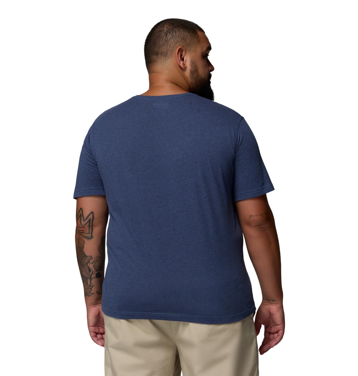 Columbia Mens Thistletown Hills Short Sleeve T-Shirt, Dark Mountain Heather, X-Large