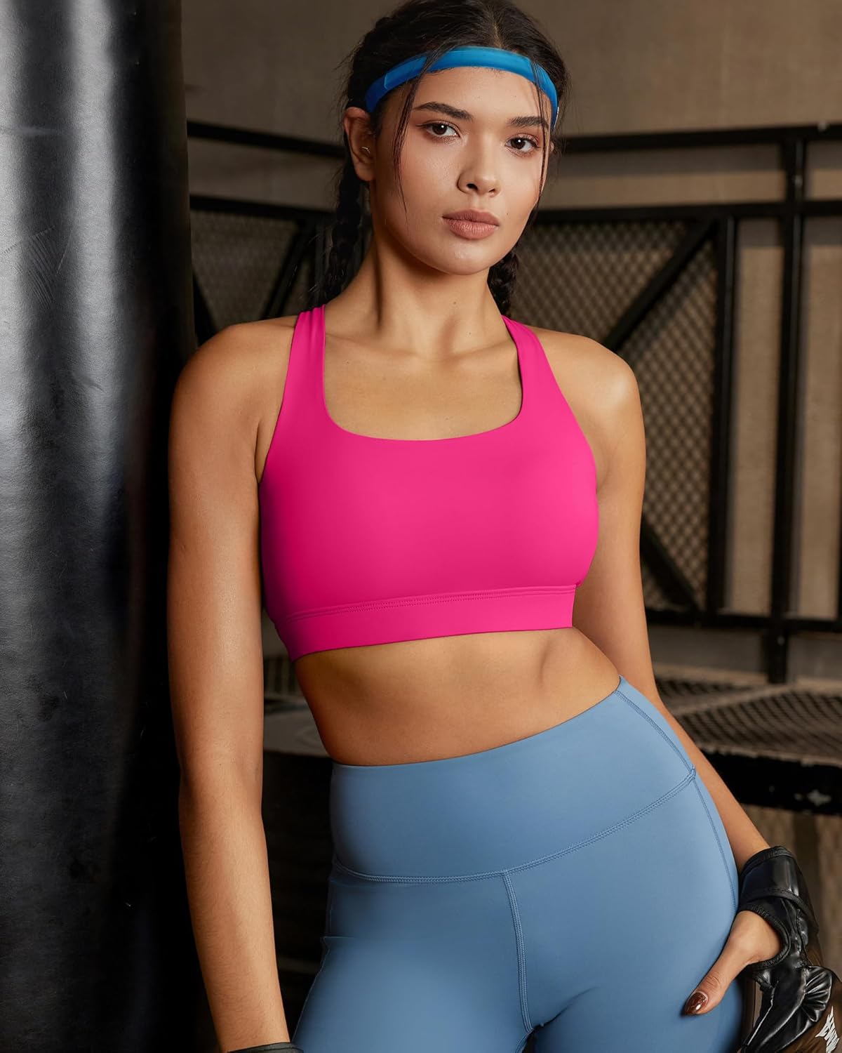 RUNNING GIRL Sports Bra - High Impact Crisscross Back Design for Ultimate Workout Support | Comfortable Fit