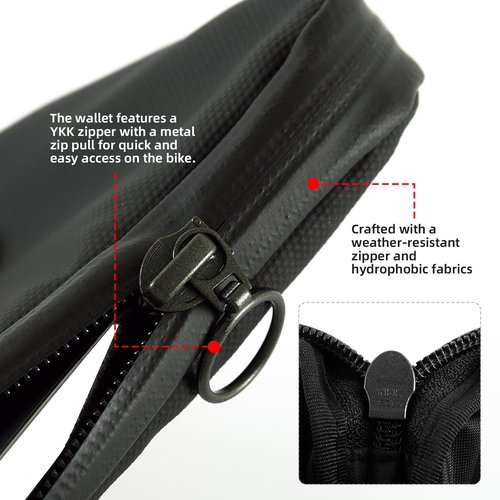YKYWBIKE Cycling Essentials Case,Waterproof Cell Phone Bag,Bike Tools Kit Pouch for Jersey,Sweat-Proof Cycling Wallet,Dirt-Resistant Bike Pouch Bag