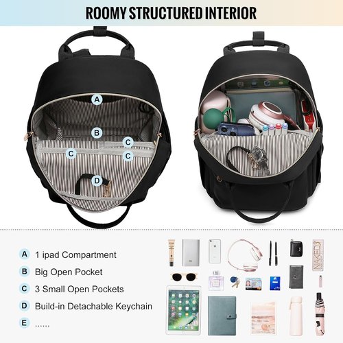 LOVEVOOK Mini Backpack Purse - Cute Lightweight Daypack for Women | Perfect for Work & Travel