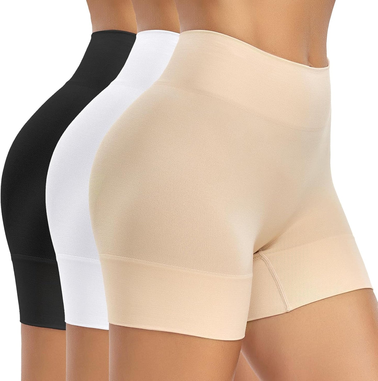 BESTENA Slip Shorts - Anti-Chafing Boyshorts for Women | 3-Pack Comfortable Under Dress Wear