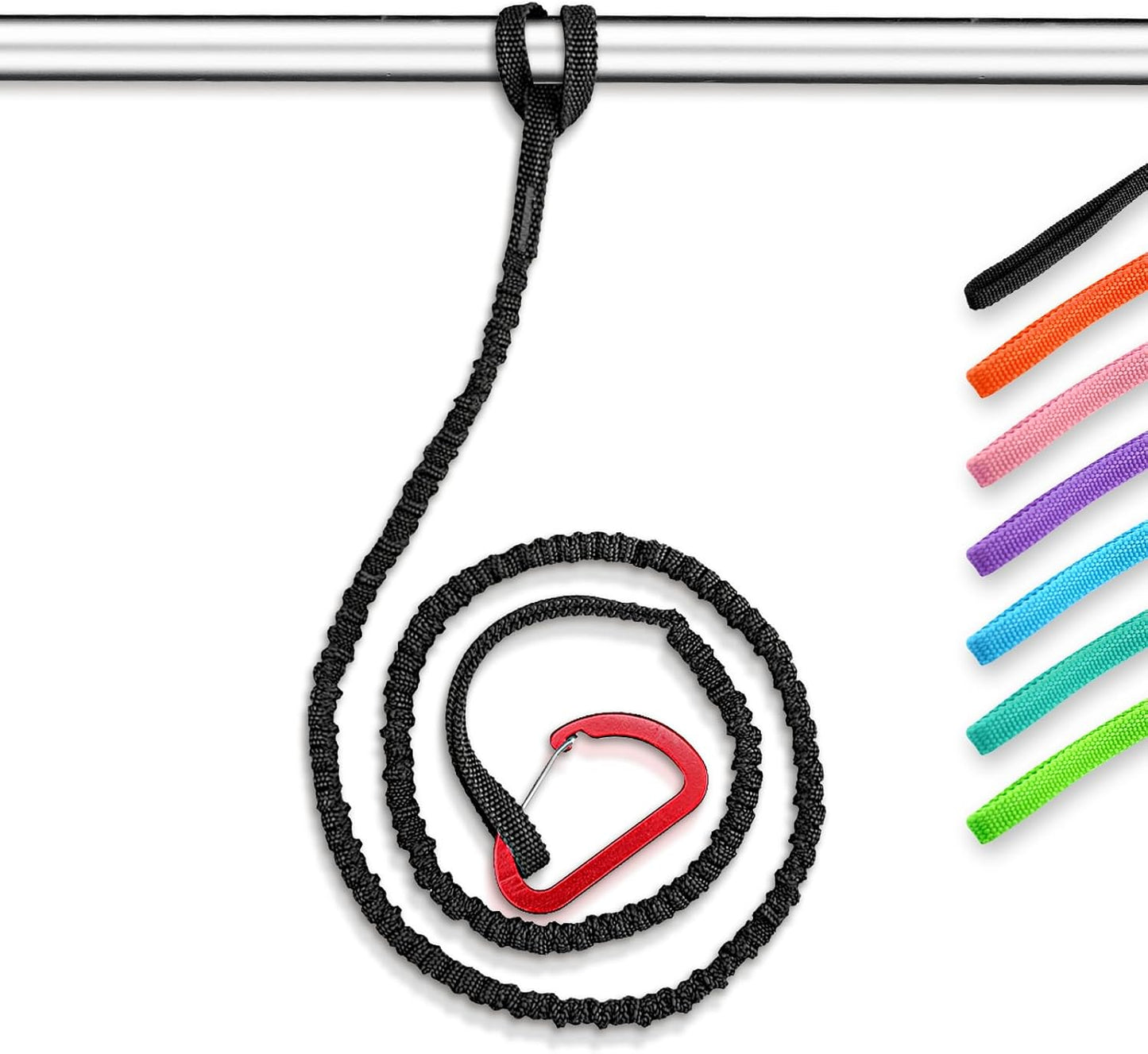 OCEANBROAD Kayak Paddle Leash - Stretchable Strap Lanyard for SUP, Boating & Fishing | 4-7 Feet