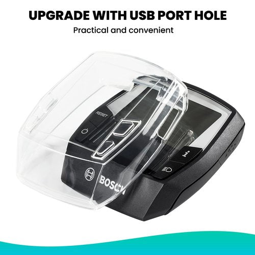 Besudo Screen Protector Compatible with Bosch Intuvia – Transparent Protective Case Fit for Bosch Intuvia Display – 100% Transparent and Waterproof – E-Bike Accessory as Protection against Scratches