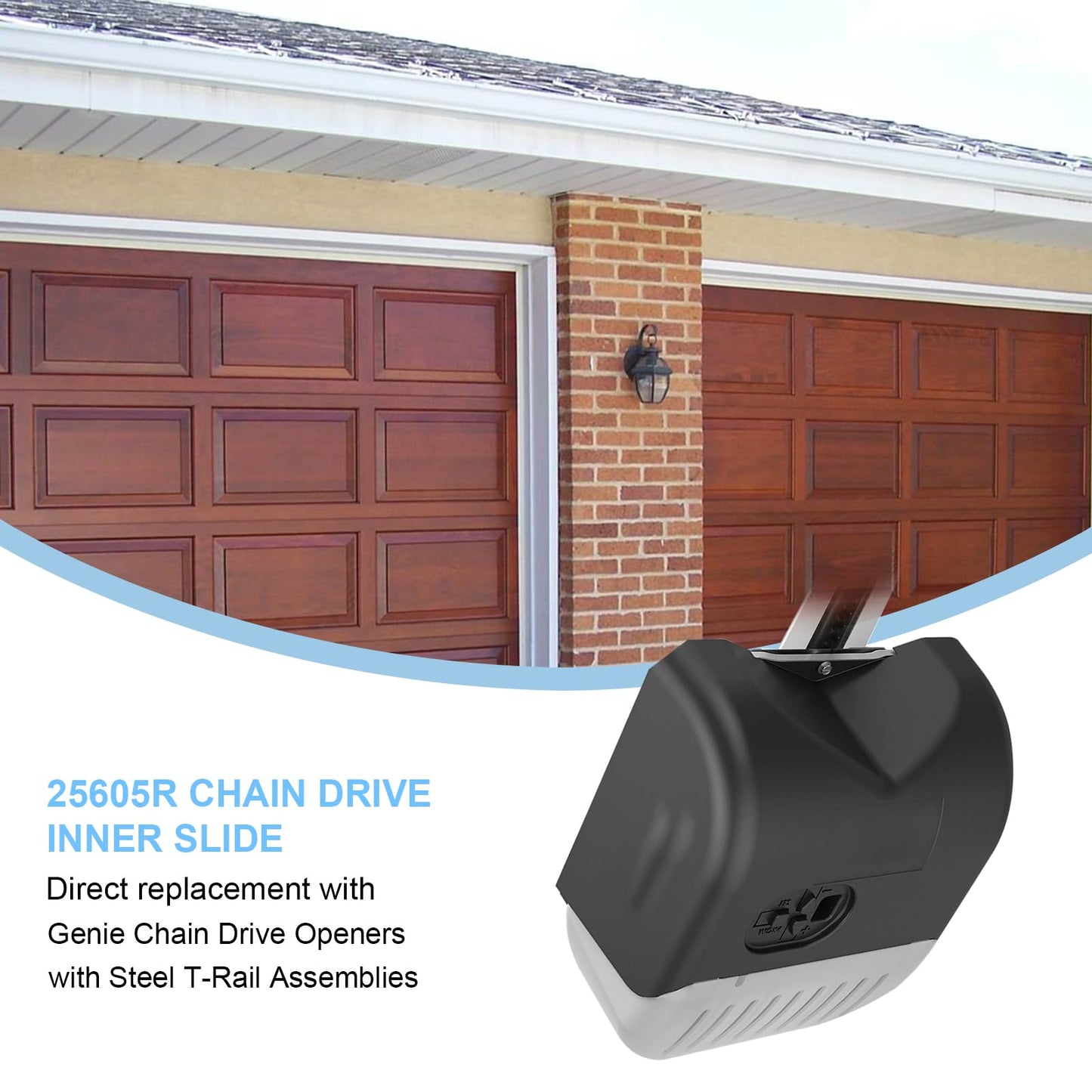 25605R Garage Door Opener Chain Drive Inner Slide for Garage Door Opener PMX IC/B