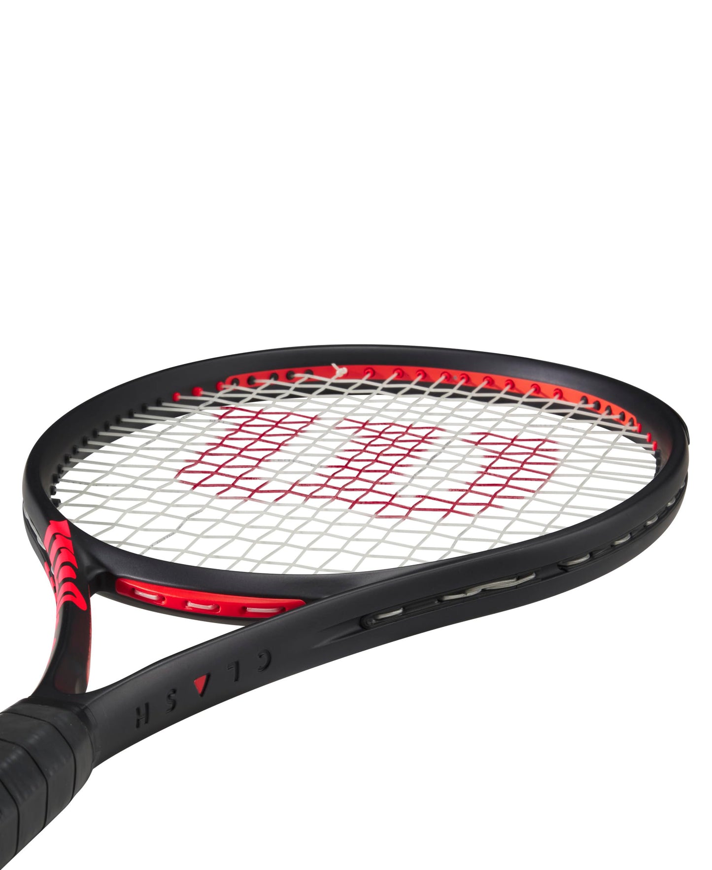 Wilson Clash 100 Pro V3 Strung Adult Performance Tennis Racket - Grip Size 3-4 3/8", Strung with Sensation 16 Natural at Mid Range Tension