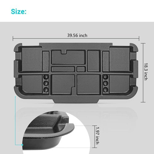 10L0L Golf Cart Under Seat Storage Tray Fits for EZGO RXV (2008-UP) Electric Golf Cart Original Trojan Battery Underseat Organizer Container Holder Plate