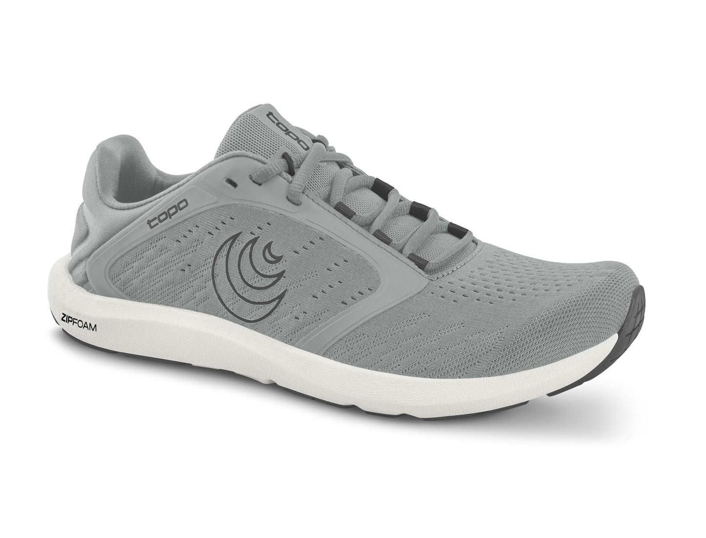 Topo Athletic Men's Lightweight Comfortable 0MM Drop ST-5 Road Running Shoes, Athletic Shoes for Road Running, Grey/White, Size 10.5