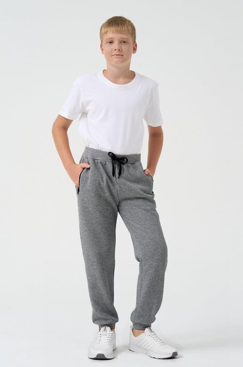 Avsead Kids Boys Sweatpants Pants Fleece 3 Pack Athletic Joggers Sweat Pant with Zipper Pocket Fall Winter Clothes Size 10-12 Black/Grey/Dark Grey