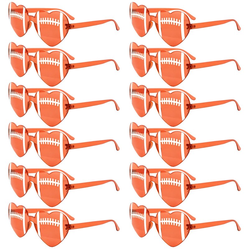 Vidroxin 12 Pack Softball Sunglasses Soccer Volleyball Football Sport Shaped Glasses Gifts for Team Sport Party Favor