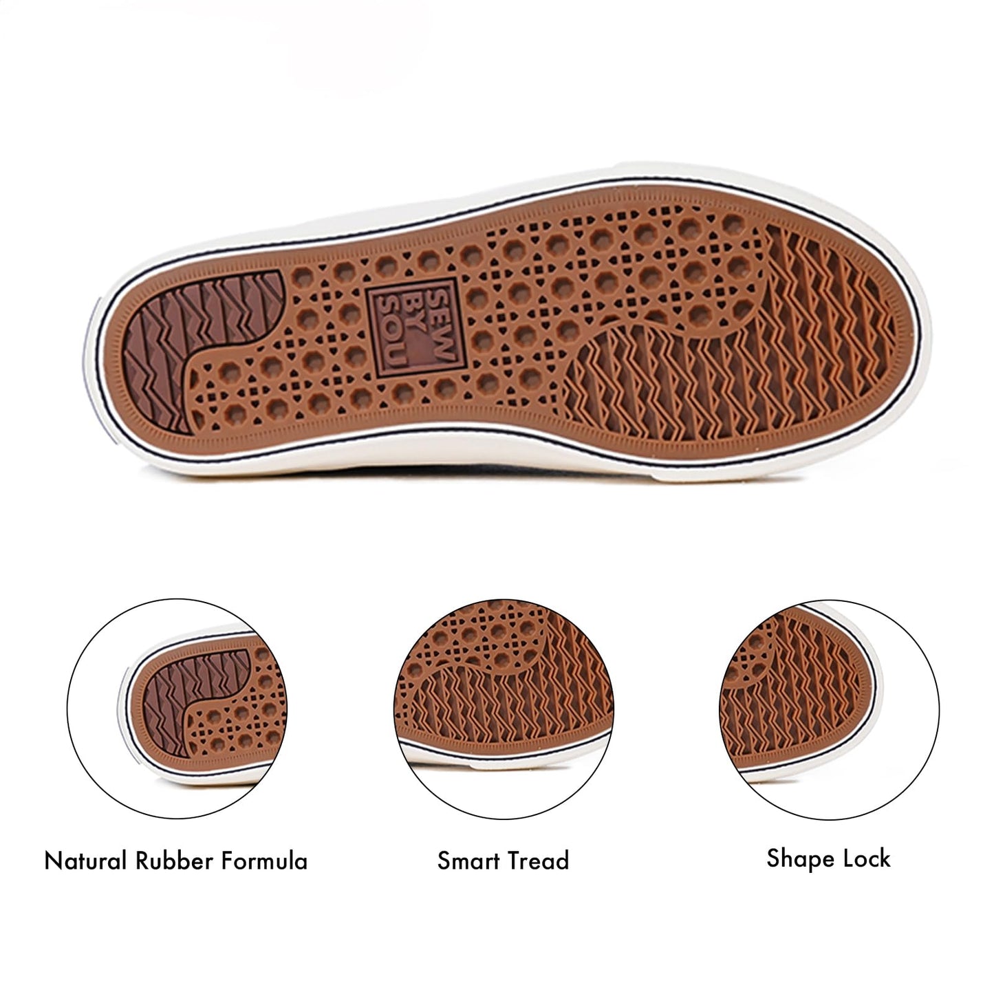 SEW BY SOU Skateboard Shoes for Men Leather Low Top Pro Skateboarding Training Casual Sneakers