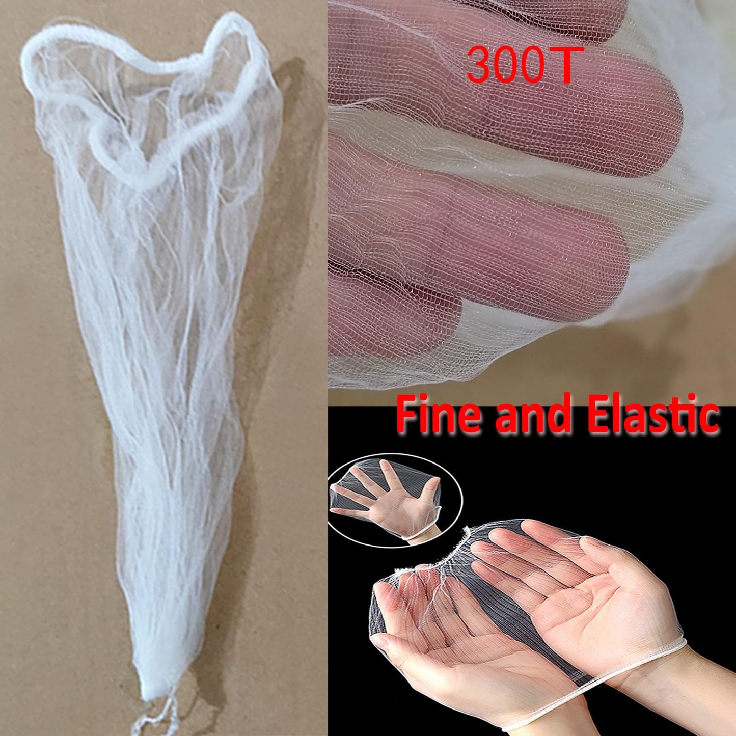 100 Sink Strainer Net Bags for Sink Basket Holder, Mesh Sink Strainer Bags for Kitchen Sink Food Catcher, Sink Trash Catcher Bags for Garbage Leftovers etc.