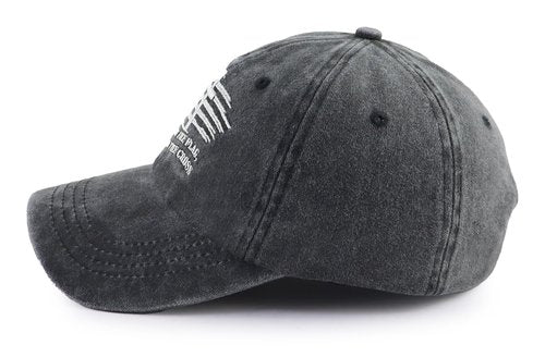 Christian Gifts for Men, Faith Over Fear Veterans Baseball Cap, Jesus Cross Hat, Father's Day Retirement Christmas Birthday Gifts for Dad Papa Uncle