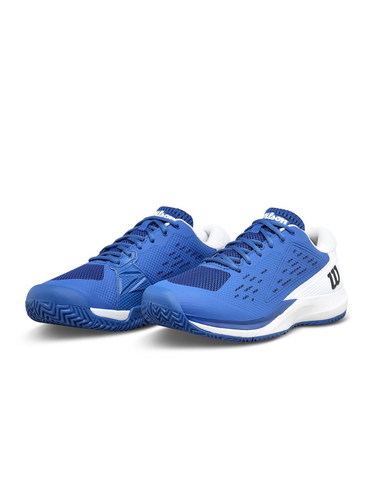 WILSON Men's Sneaker, Deja Vu Blue/White/Black, 11.5