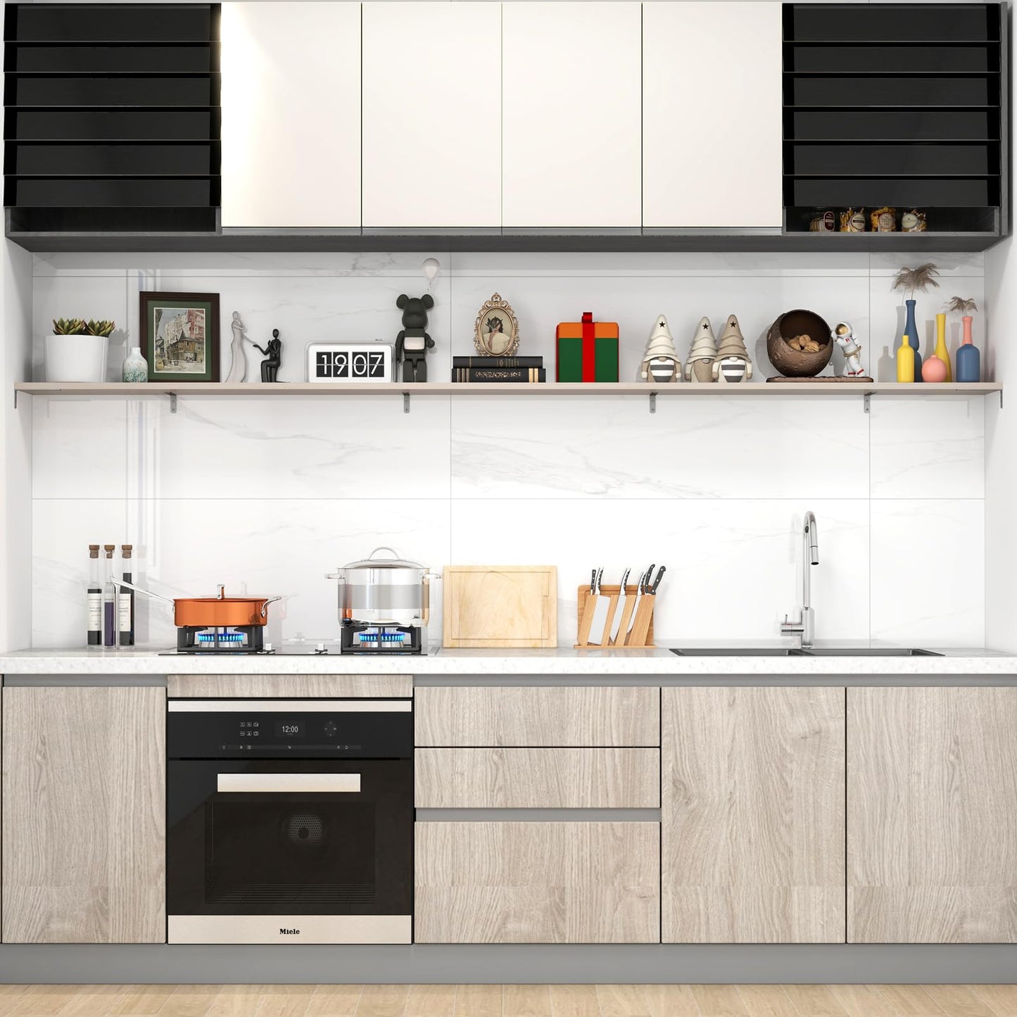 LSK L Bracket, 5"×2"(125×50mm) Heavy Duty Stainless Steel Corner Bracket for Wooden Board Max Load : 42lb, Pack of 6