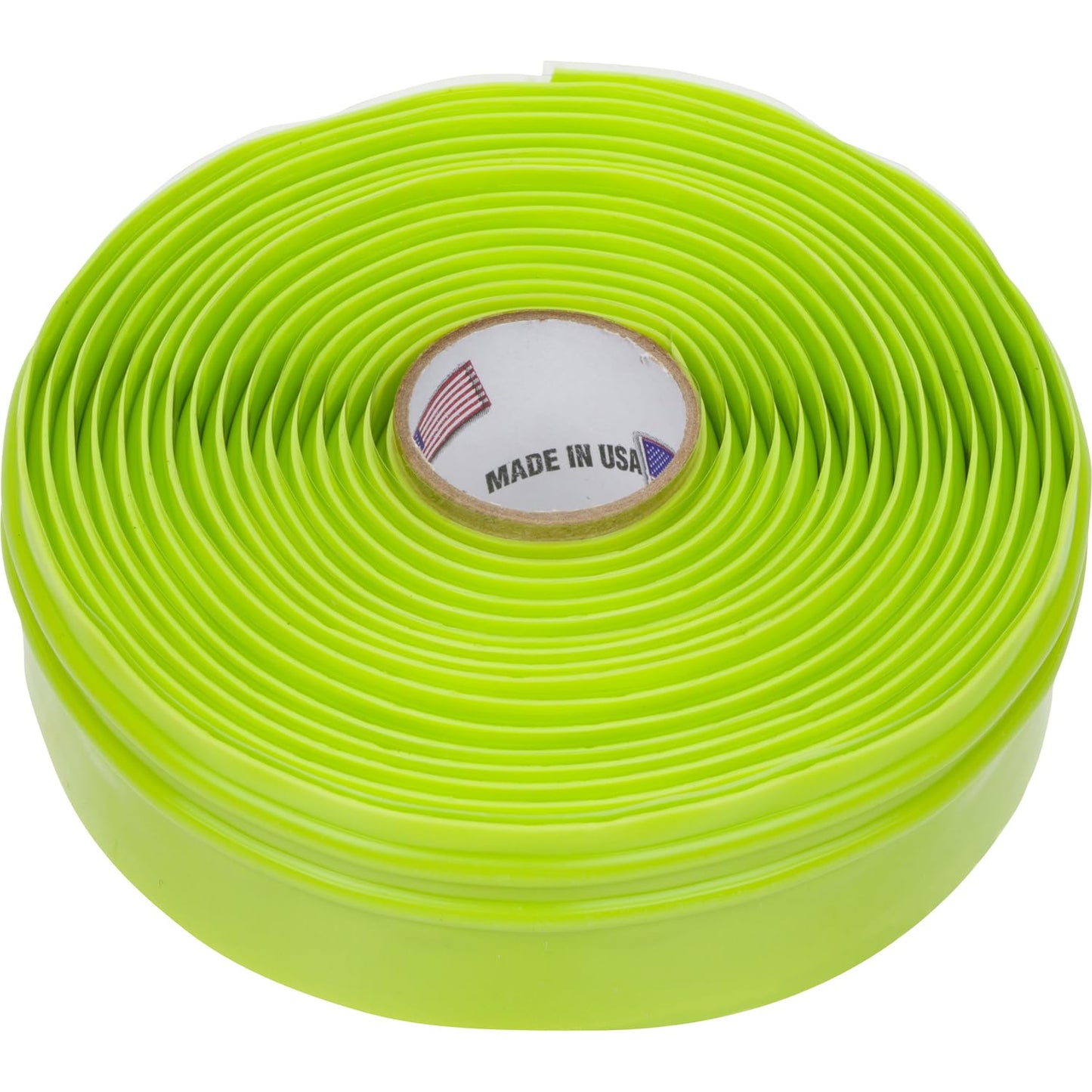 Tommy Tape Silicone Rubber Grip Wrap for Tool Handles, Fitness and Sports Equipment - 1.7mm Thick (Lime Green)
