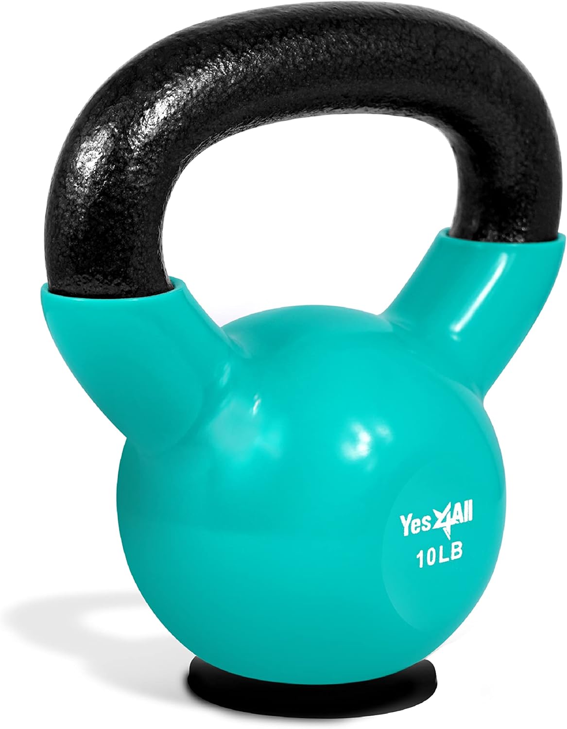 Yes4All Kettlebells - Rubber Base Kettlebell Set for Women | Adjustable Weights (10-65 lbs)