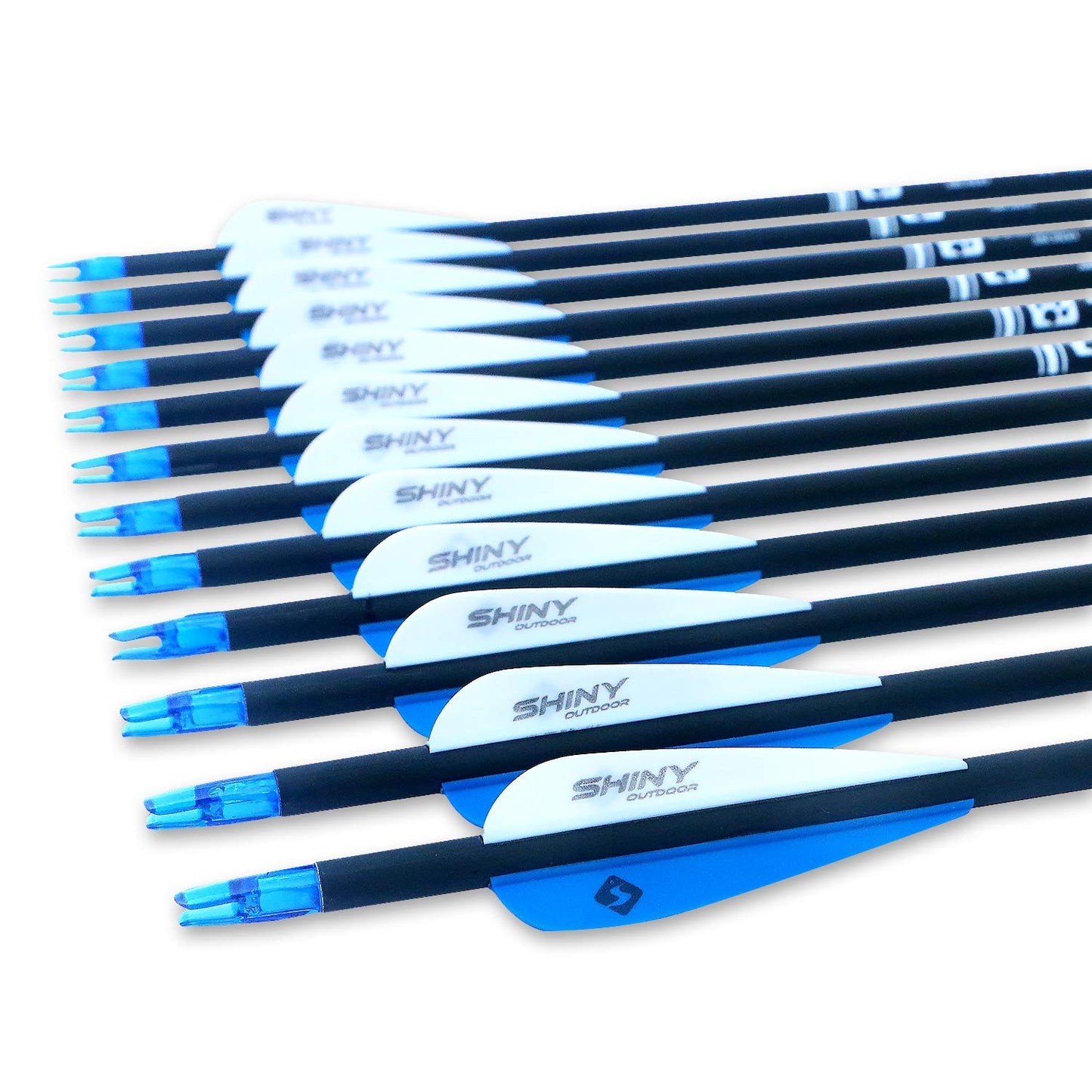 TIGER ARCHERY 30" Carbon Arrows for Compound Recurve Bow Hunting Target