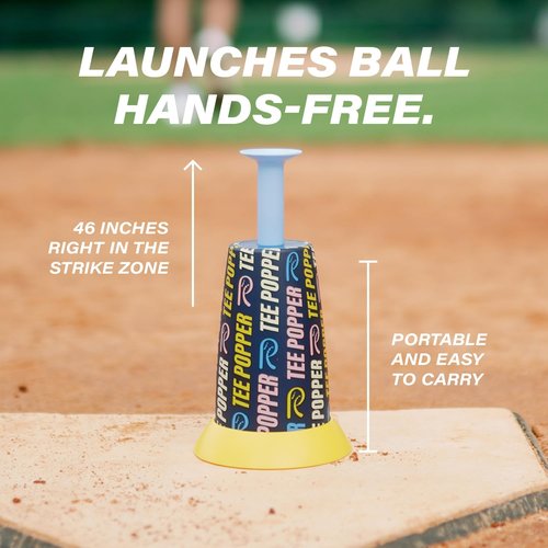 Bandit Sports Batting Tee - Durable Nylon Design for Long-Lasting Baseball Training | Perfect for Hitting Practice