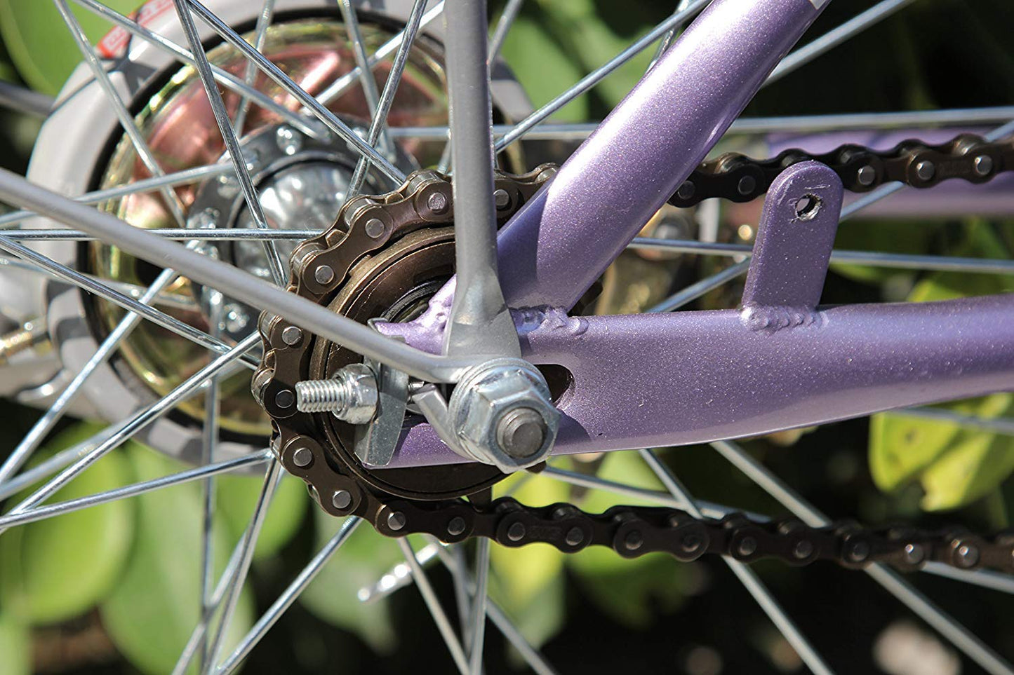 ZONKIE Single-Speed Bicycle Chain 1/2 x 1/8 Inch 116 Links