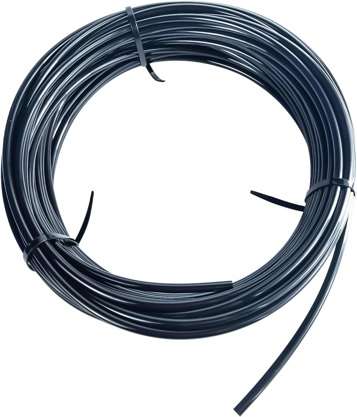 1/4" OD Black Nylon Air Brake Tubing - 35ft -Air Line - Pneumatic Air Hose for Trucks & Trailers-DOT Approved for Air Brake Tubing Suspension Or Fluid Transfer