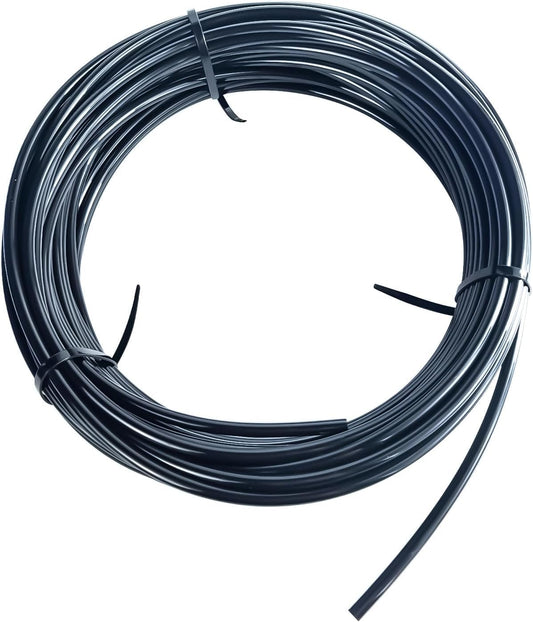 1/4" OD Black Nylon Air Brake Tubing - 35ft -Air Line - Pneumatic Air Hose for Trucks & Trailers-DOT Approved for Air Brake Tubing Suspension Or Fluid Transfer