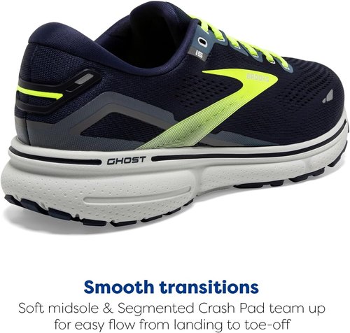 Brooks Men's Ghost 15 Running Shoes - Lightweight Comfort for Neutral Runners | Various Sizes Available