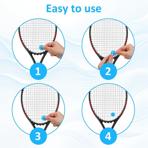 LIQWEI 16Pcs Tennis Racket Vibration Dampener, Tennis Vibration Dampener, Racket String Shock Absorber, Great Tennises Gift