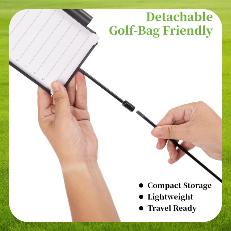 ZSHIGANMA 4 Pack Steel Longest Drive and Closest to the Pin Marker, Golf Metal Proximity/Course Distance/Fairway Distance Markers with 50 Sheets Cards and 4 Pens, for Outdoor Golf Tournament Signs