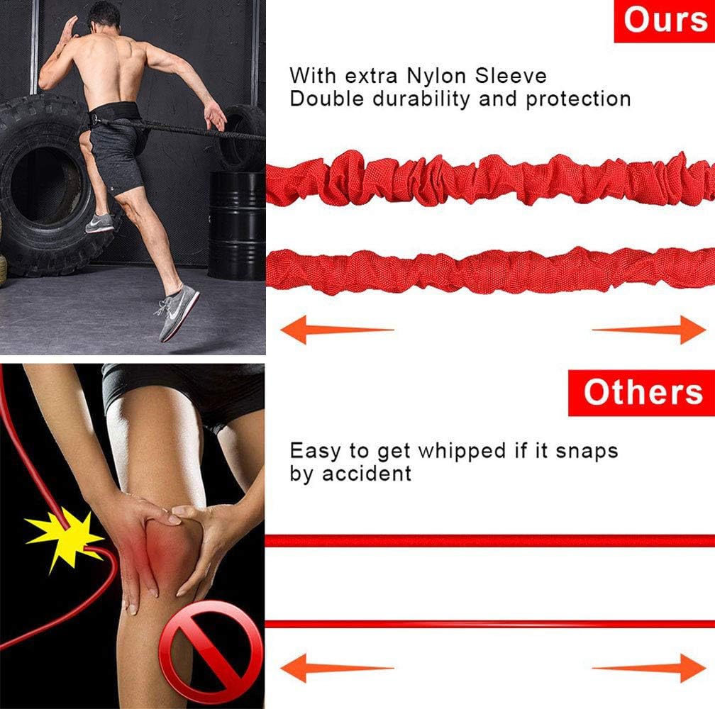 YNXing Resistance Training Rope - Boost Speed, Stamina & Strength | Explosive Force Bounce