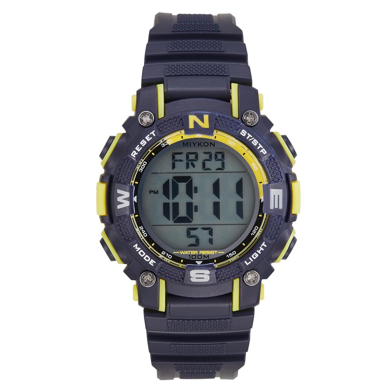 Miykon Womens Sports Digital Watch - Lightweight Shockproof, Super Illuminator, Stopwatch and Timer, Alarm, Dual Time, 24hr Military Time, 100M Water Resistant