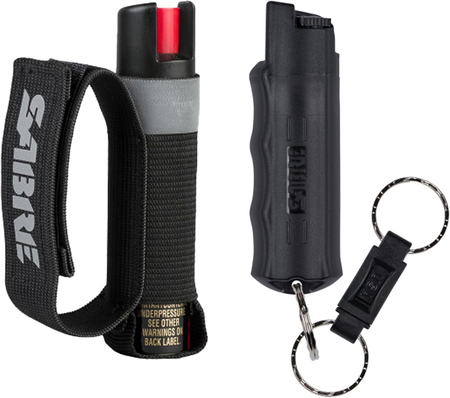 SABRE Runner Pepper Gel - Police Strength OC Spray with 360° Reflective Hand Strap, 0.67 fl oz, 13 Seconds Spray Time
