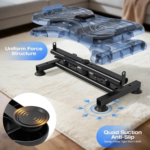 LUBBYGIM Waist Twister Machine, Waist Twist Board with LCD Display (Black)