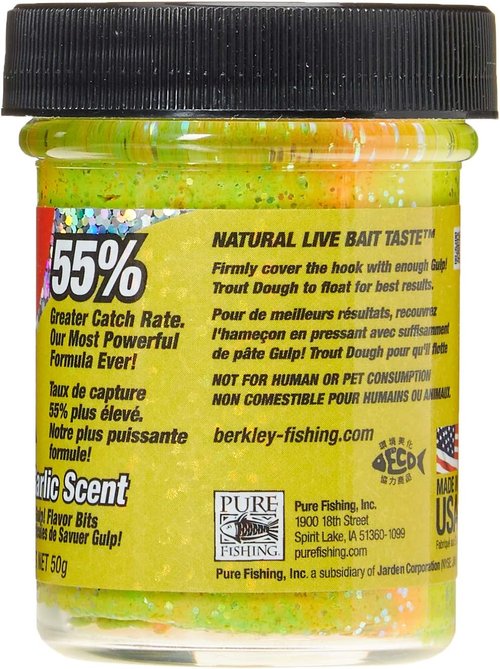 Berkley Gulp! Trout Fishing Dough Bait - Natural Scented Formula for Enhanced Catch | 2 oz