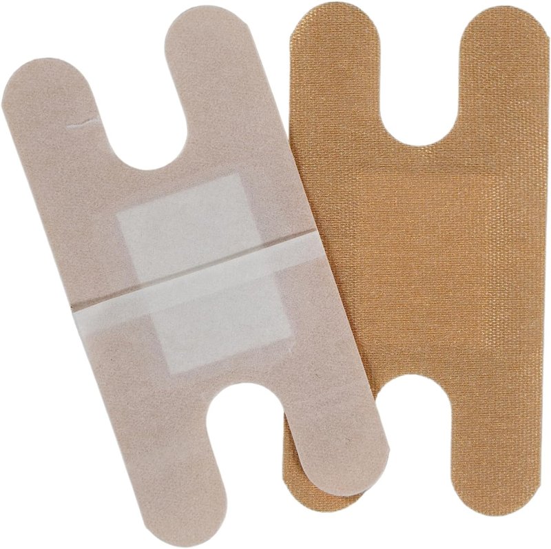 Vakly Fabric Knuckle Bandages 3 x 1.5 in (300 Pack) – Sterile Heavy Woven Flexible Adhesive Bandages with Non-Stick Pad for First Aid