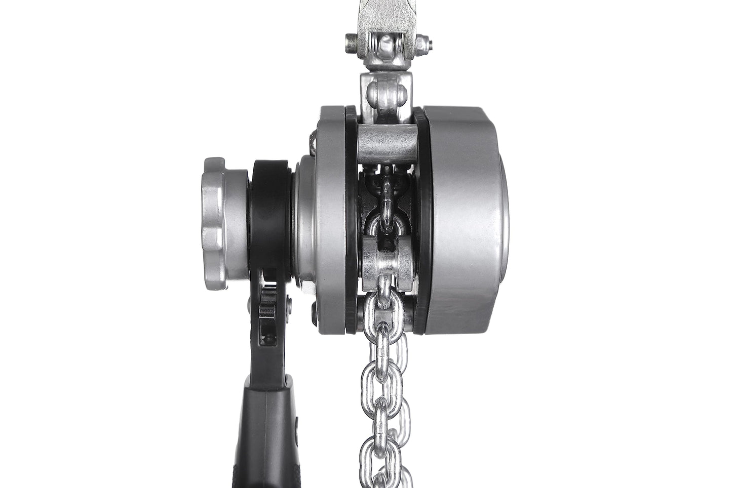 Amarite Mini Hand Lever Chain Hoist -0.25t 550lbs Come Along Chain Block with Alloy Steel G80 3M 10ft Chain-Light Weight Portable Mini-Puller Hoist 1/4 Ton Lifting Capacity, 10 Ft Lifting