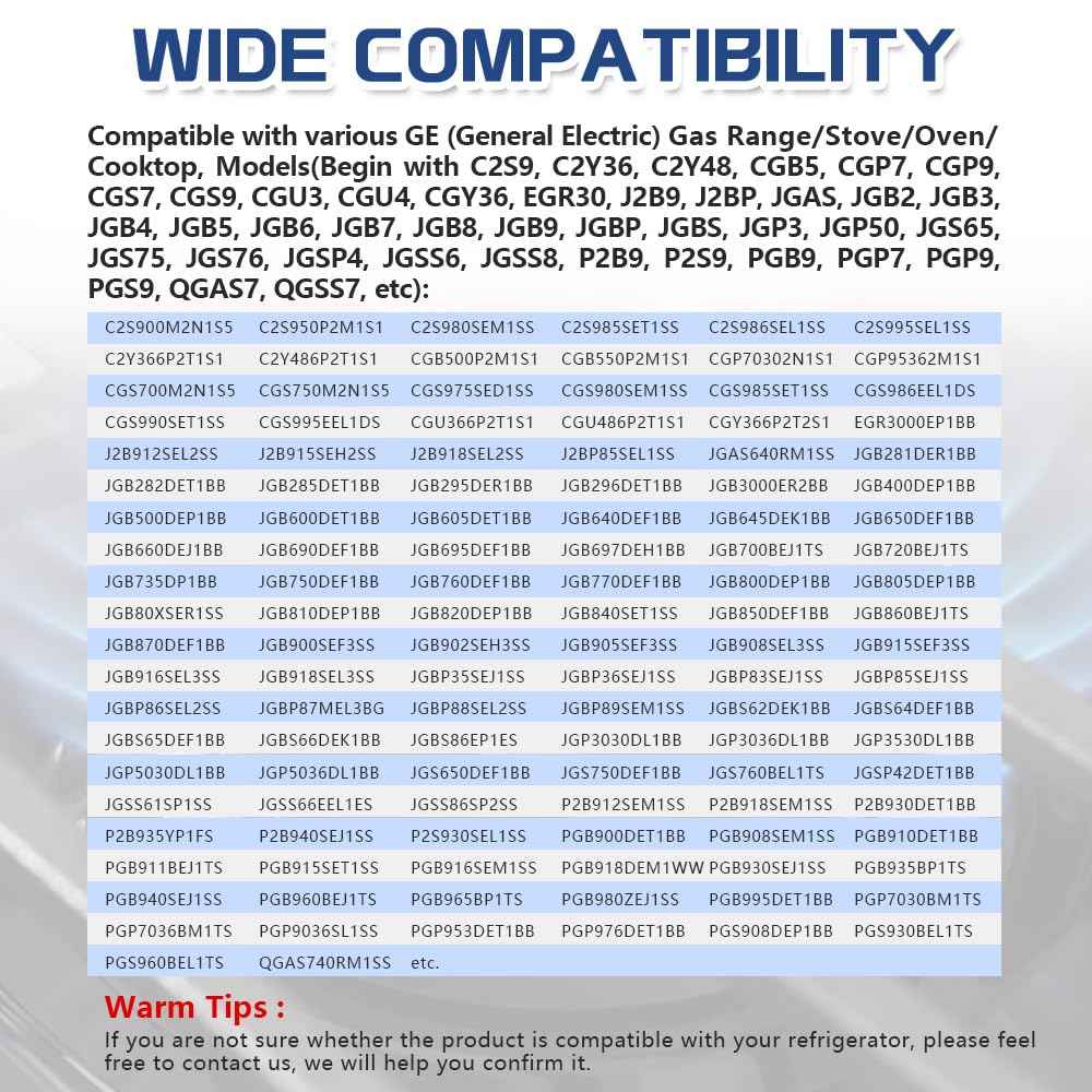 [Upgraded] WB28K10222 Range Surface Burner Cap Extra Large Replacement Part Fit for GE Gas Range/Stove/Oven/Cooktop, Replaces WB29K10222, 4.4 Inches Diameter