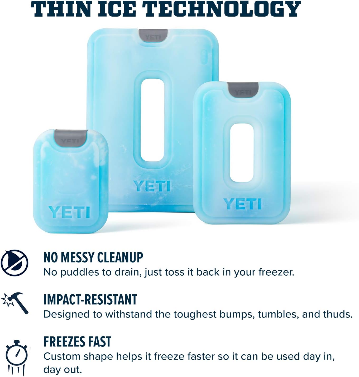 YETI ICE Refreezable Cooler Ice Pack - Reusable Design for Long-Lasting Cold | Perfect for Outdoor Use