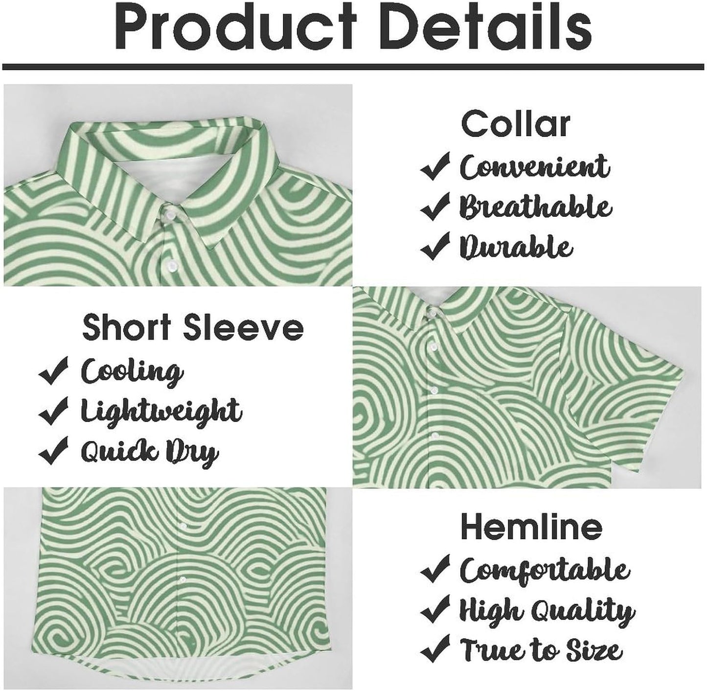 Skiennix Men's Hawaiian Shirt - Short Sleeve Abstract Print for Beach & Vacation | Summer Cruise Top