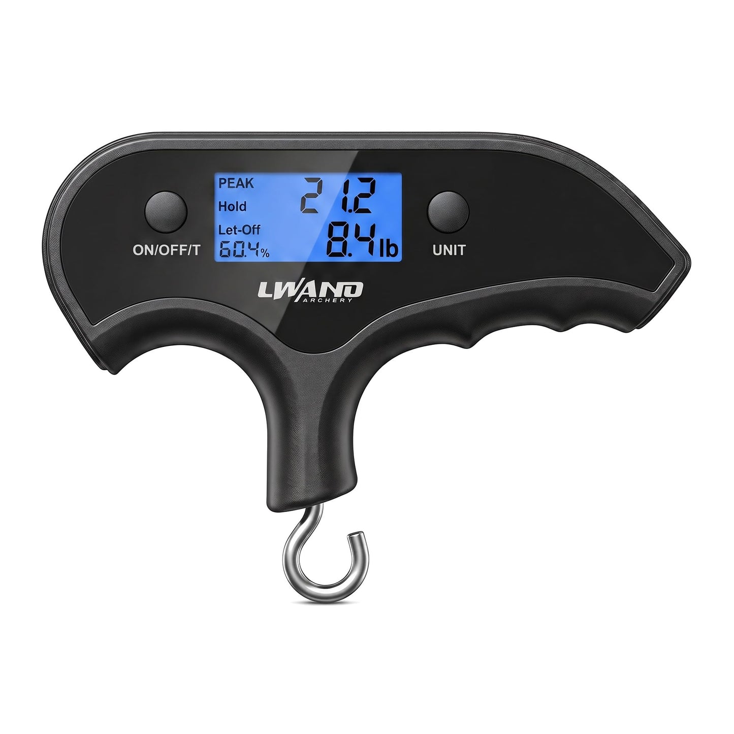 Archery Compound Bow Scale Portable Digital Draw Weight Scale, Accurate Up to 110lbs/50kg, Ideal for Hunters & Archers Compound & Recurve Bows, Lightweight