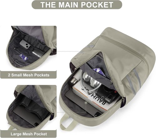 Coofay Gym Backpack - Waterproof Lightweight Travel Bag with Shoe Compartment | Perfect for Women